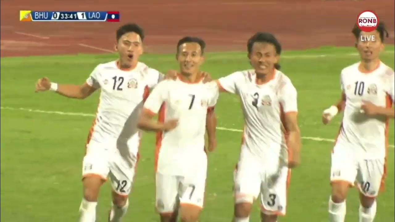 Chencho Gyeltshen Goal vs Laos| Laos Vs Bhutan | international football