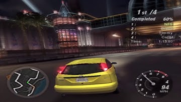 Need for Speed: Underground 2 Gameplay Walkthrough - Ford Focus Sprint Test Drive