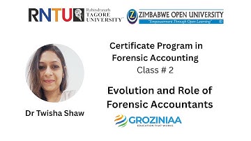 Certificate Program in Forensic Accounting - Class # 02