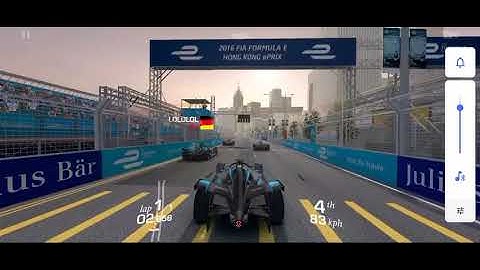 formula E real racing 3 Hong Kong circuit