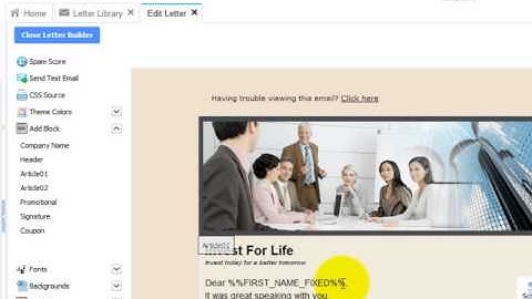 How To Send Test Email
