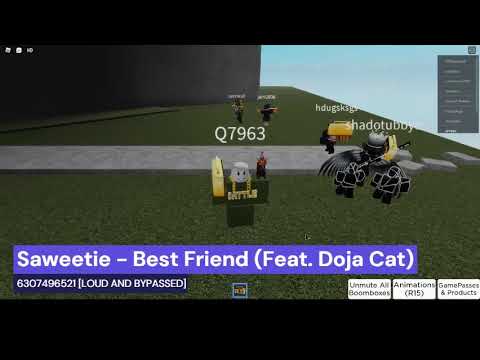 Best Friend Roblox Id Code Loud And Bypassed Youtube - best friend roblox code