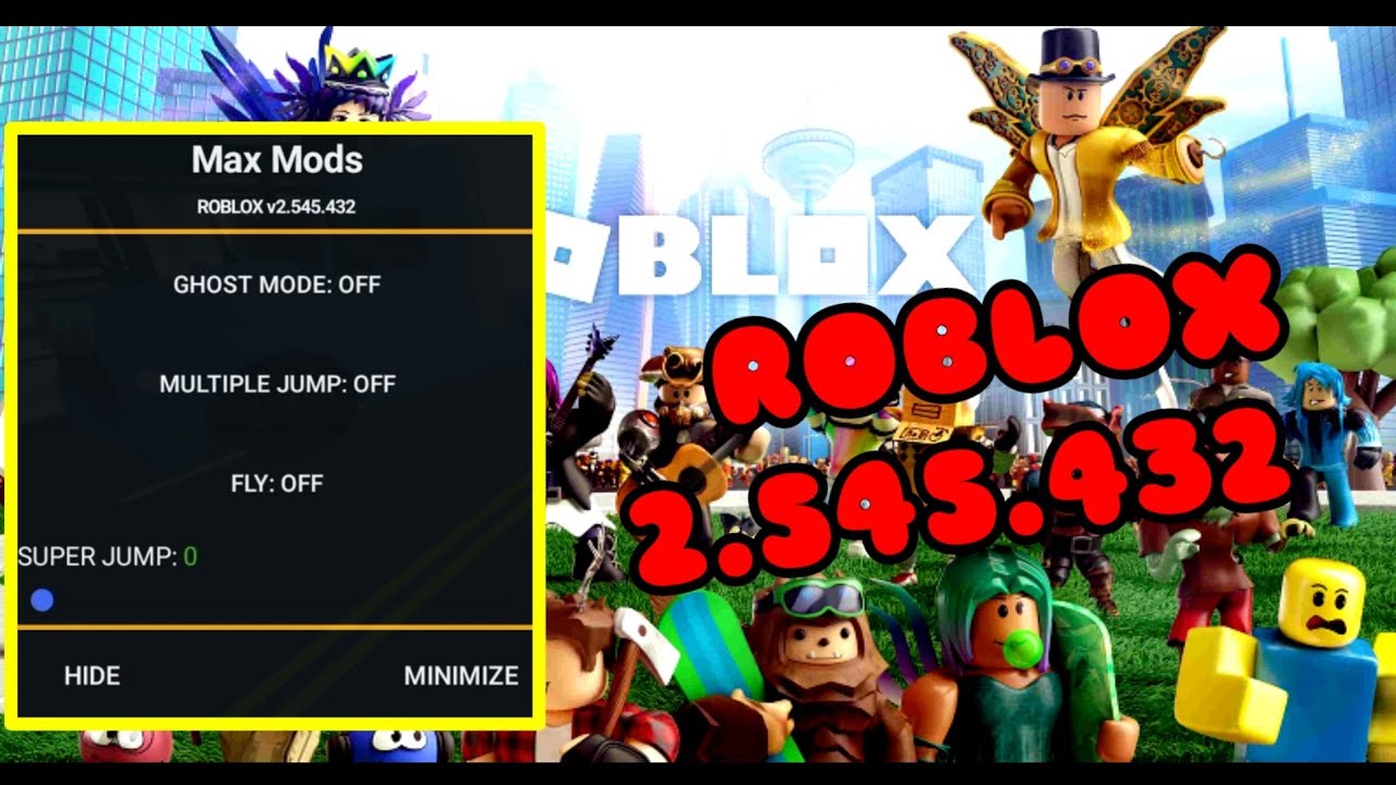 NEW!, ROBLOX, MOD MENU!, Works In 2021, 2D Wall Hack, Real God Mode +  MORE!