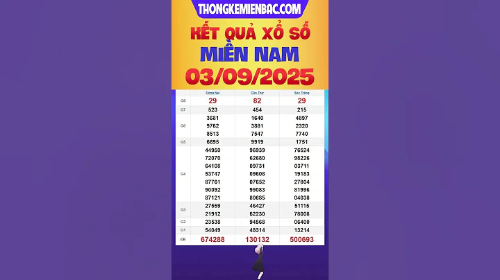 Kết quả xổ số miền Nam hôm nay ngày 3/9/2025 - XS miền Nam - XSMN 3/9 - xosomiennam