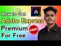How To Get Adobe Express Premium For Free - Full Guide
