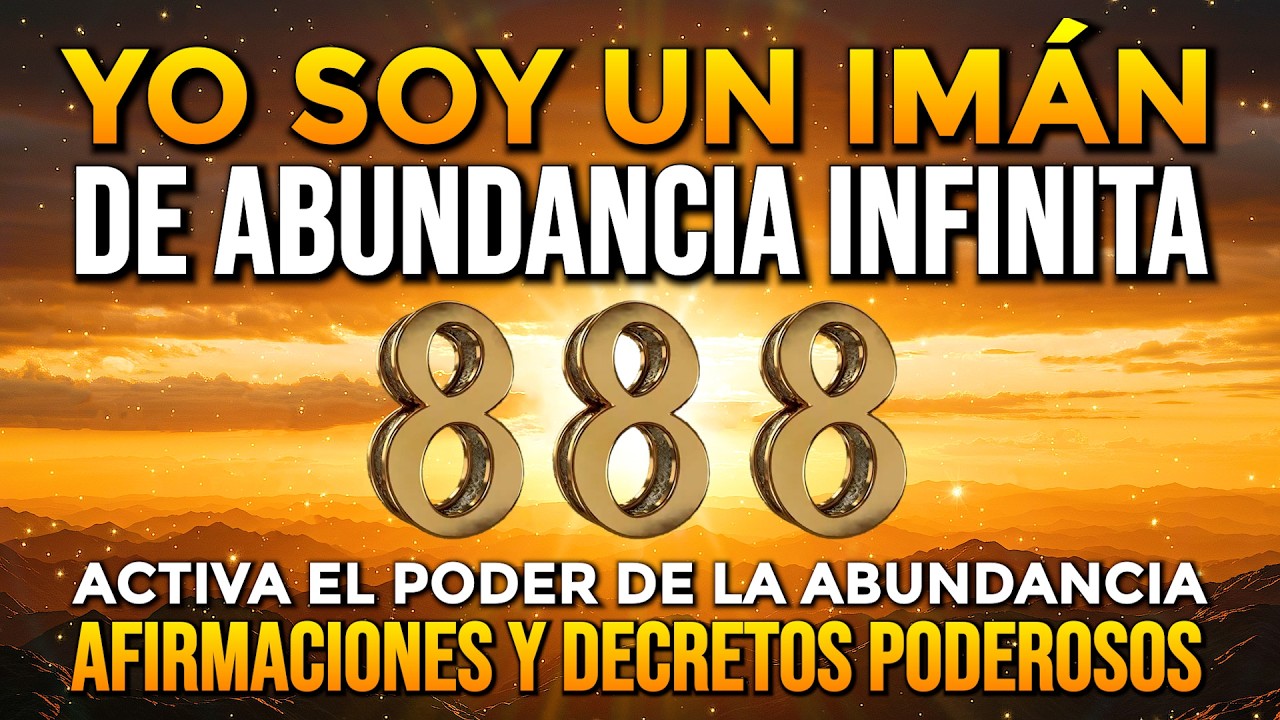 YO SOY UN IMÁN PARA LA ABUNDANCIA INFINITA ✨ Afirmaciones Poderosas y Decretos de Prosperidad 💰