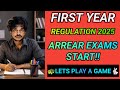 Regulation 2025 Arrears Exams Tomorrow Start‼️😲