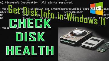 CMD Command to Find Hard Drive Info | Model, Size, Serial Number, Status