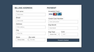 Responsive Payment Gateway Form Design Using html and css in Hindi