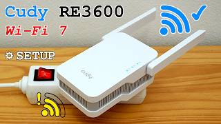 Cudy RE3600 Wi-Fi 7 extender dual band • Unboxing, installation, configuration and test