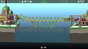 Poly Bridge 2: Busrouten