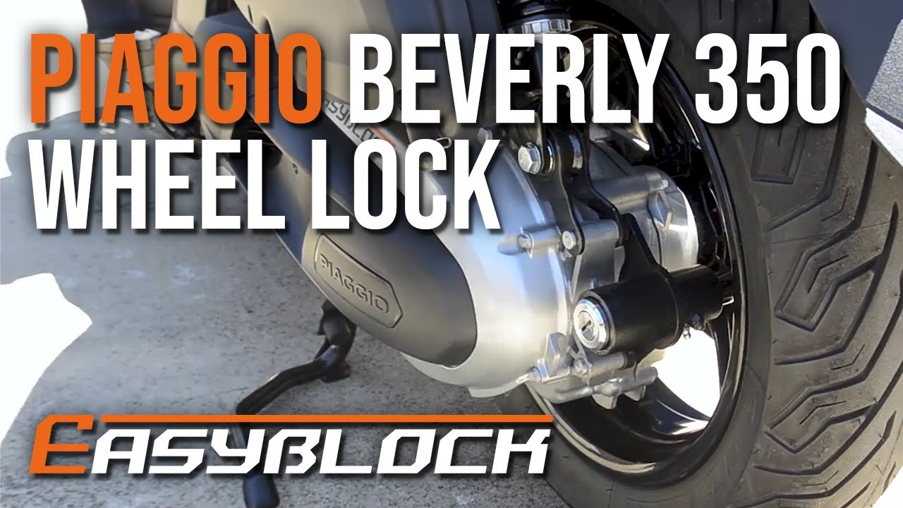 Piaggio Beverly 350 - EasyBlock Scooter Wheel Lock 