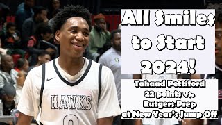 Hudson Catholic 68 Rutgers Prep 60 |  New Year's Jump Off | Tahaad Pettiford 22 points