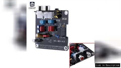 HIFI DAC Audio Sound Card Module PCM5122 I2S Interface 384KHz LED Indicator for Raspberry pi /2/3/B+