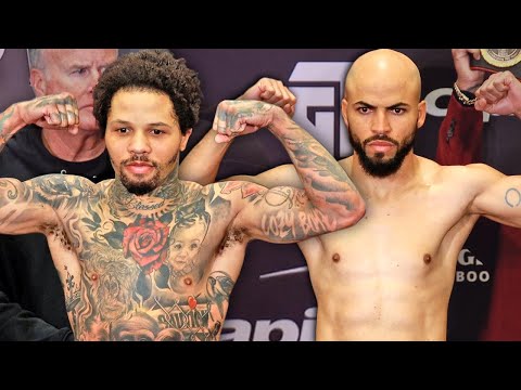 GERVONTA DAVIS VS HECTOR GARCIA ? FULL WEIGH IN & FACE OFF VIDEO