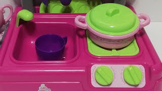 7 Minutes Satisfying with Unboxing Hello Kitty Sanrio Kitchen Set | Miniature ASMR Playset Kitchen