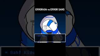 ERROR 404 Sans vs ERROR SANS (Undertale Animation)