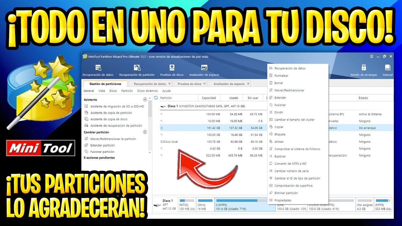 ¿CÓMO CAMBIAR TAMAÑO DE MI DISCO? 🎁 EL MEJOR GESTOR DE PARTICIONES PARA ...