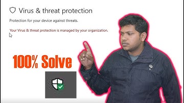 How to Fix Virus & Threat Protection is managed by Your Organization.Not working Defender Antivirus