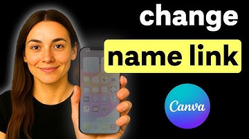 How to Change Name of Link in Canva