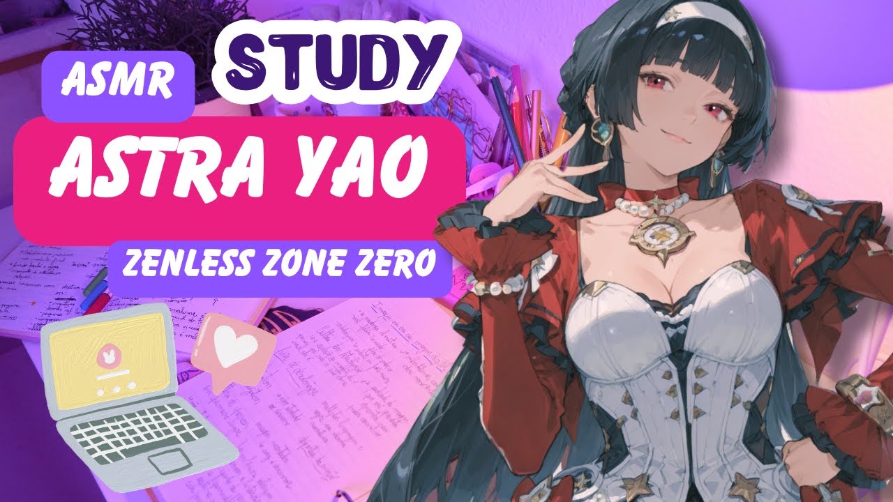 ASMR | Study with Astra Yao for Concentration & Motivation
