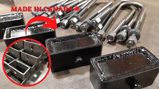 How we fabricate a 2 lift kit for a camper trailer
