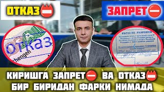 РОССИЯГА КИРИШГА ЗАПРЕТ ВА ОТКАЗ ФАРКИ НИМАДА ? ДЕПОРТ ЗАПРЕТ ОТКАЗ