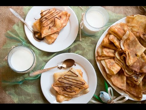 Блинчики с бананом и нутеллой|Banana & Nutella Pancakes