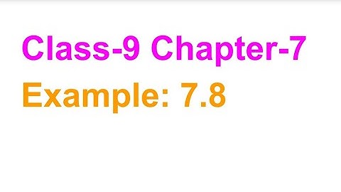TN Class-9 Maths Chapter-7 Mensuration Example: 7.8