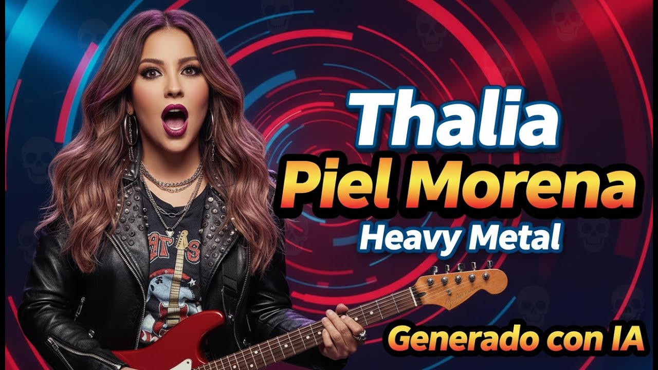 Thalía – Piel Morena | Cover IA Heavy Metal noventero intenso