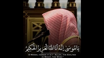 ﴿ فلما جاءها نودي أن بورك من في النار ومن حولها وسبحان الله رب العالمين ﴾ تلاوة مميزة/ ناصر القطامي