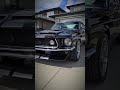 1969 Shelby GT500 Mustang – The Black Beast of American Muscle 🇺🇸🔥