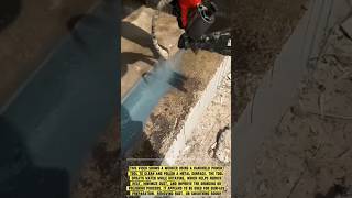 Powerful Wet Grinder Removes Rust Fast #MetalWork #ToolReview #Satisfying