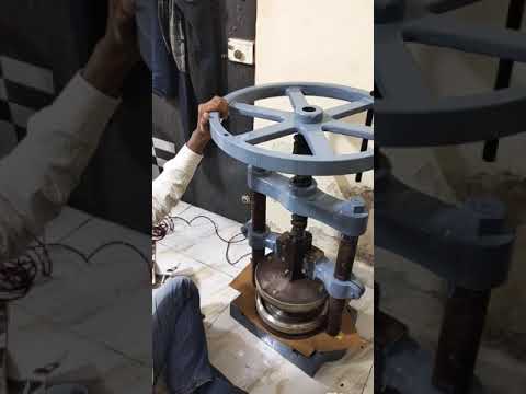 Manual Paper Plate Making Machine