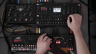 Erica LXR 2 & Bassline live sampling & mixing with Octatrack