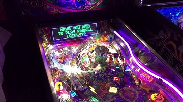 Bally Circus Voltaire pinball lighted flipper button mod.