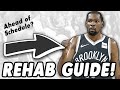 Kevin Durant Rehab Photos and Progress | Is He Ahead of Schedule?