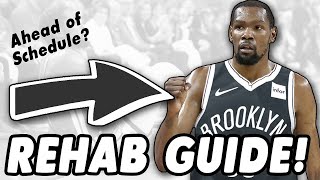 Kevin Durant Rehab Photos And Progress Is He Ahead Of Schedule?