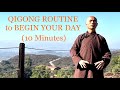 Heal lower back shoulders hips  qigong daily routine to begin your day 10 min