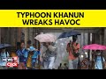 Typhoon Khanun Lashes Southern Japan, South Korea | Typhoon Khanun News | English News | News18