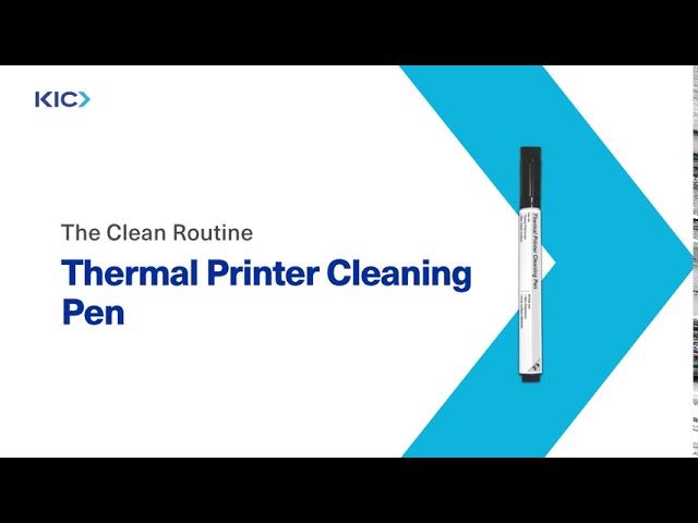 Thermal Printer Cleaning Pen: Box of 12: KT-PJC2B12: KIC