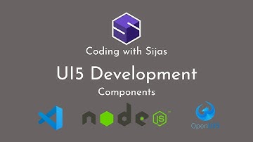 8. Components | UI5 Development | Visual Studio Code | Coding with Sijas