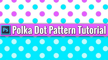Circle Polka Dot Background Pattern - Photoshop Tutorial
