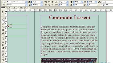 Adobe Indesign Tutorial in Tamil Choosing Fonts Control Font Size and Leading