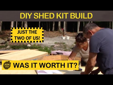 فيديو: هل يمكنني بناء سقيفة مع 2x4؟
