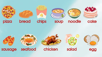 Food - Học tiếng Anh chủ đề tên các loại Đồ ăn | Foods Name | Oh Vui Kids