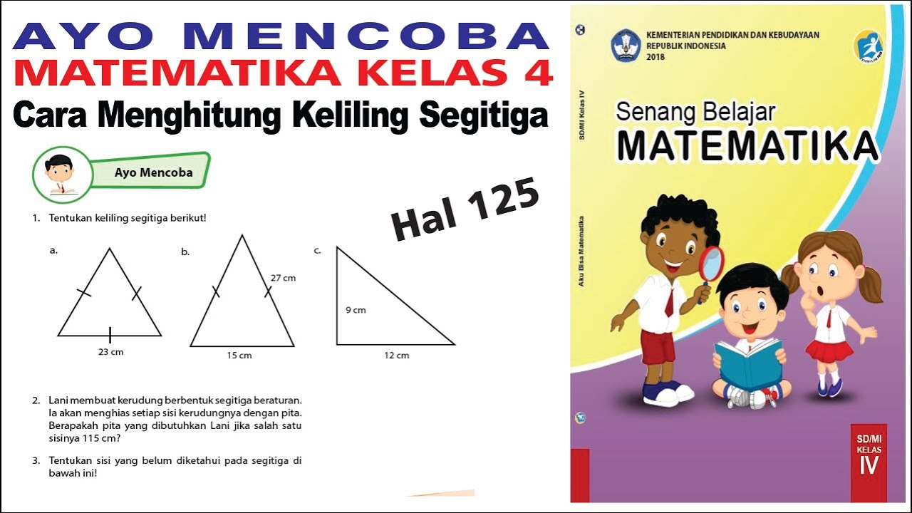 Ayo Mencoba Matematika Kelas 4 Halaman 119 Cara Menghitung Keliling Persegi Panjang Siti Rosidah Youtube