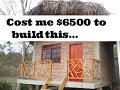 The $6500 tiki hut I built on the beach in Ecuador: 1 Cheap COVID GETAWAY alternative housing option