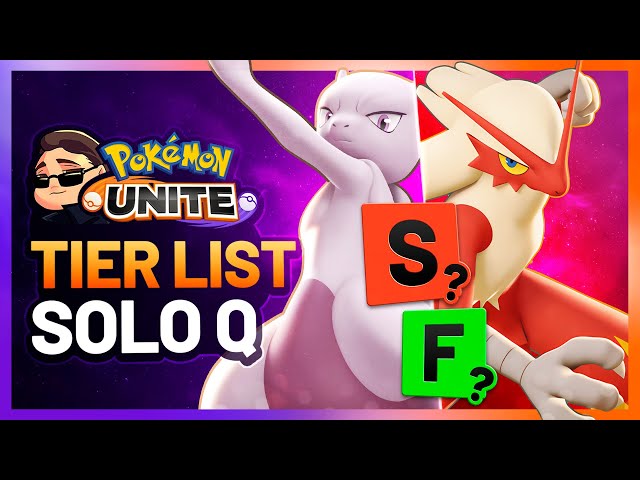 ◓ Lista dos MELHORES Pokémon do jogo Pokémon UNITE (Tier List Solo Q) •  Update: 1.7.1.5 (21 Setemb.)