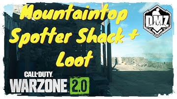 Mountaintop Spotter Shack Key Location with Loot - DMZ Warzone 2.0